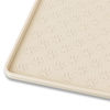 Picture of Ptlom Silicone Pet Placemat for Dog and Cat, Waterproof Non-Slip Pet Feeding Bowl Mats for Food and Water, Small Medium Large Tray Mat Prevent Residues from Spilling to Floor, Beige, 24.5" 16.5"