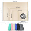 Picture of Ptlom Silicone Pet Placemat for Dog and Cat, Waterproof Non-Slip Pet Feeding Bowl Mats for Food and Water, Small Medium Large Tray Mat Prevent Residues from Spilling to Floor, Beige, 24.5" 16.5"