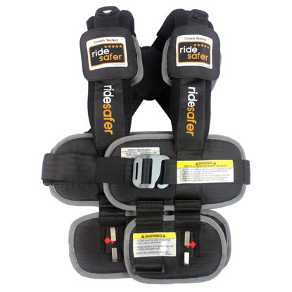 Picture of RideSafer - Large Black, Lightweight, Compact, Portable Car Seat - Perfect for Travel and Everyday Child Safety