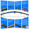 Picture of RAINTOK Windshield Wiper Blades Replacement for 2015-2023 Jeep Renegade Original Factory Quality Front Rear Wipers Blade Set for My Car - 22" 20" 11" (Pack of 3)