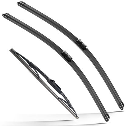 Picture of RAINTOK Windshield Wiper Blades Replacement for 2015-2022 Chevy Chevrolet Trax Original Factory Quality Front Rear Wipers Blade Set for My Car - 26" 14" 10" (Pack of 3)