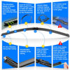 Picture of RAINTOK Windshield Wiper Blades Replacement for 2015-2022 Chevy Chevrolet Trax Original Factory Quality Front Rear Wipers Blade Set for My Car - 26" 14" 10" (Pack of 3)