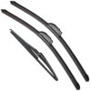 Picture of RAINTOK Windshield Wiper Blade Set Replacement for 2006-2011 Mini Cooper and Rear Windshield Wiper Blade-19"/18"/10" (Set of 3) U/J HOOK