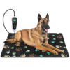 Picture of GOLOPET Large Dog Heating Pad 36x24 in Puppy Heating Pad Mat,Waterproof Smart Thermostat Switch, Whelping Supplies Heated Dog Bed,Adding Wire Rope Wires -Whelping Box for Dogs with Plush Fabric Cover