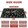 Picture of GOLOPET Large Dog Heating Pad 36x24 in Puppy Heating Pad Mat,Waterproof Smart Thermostat Switch, Whelping Supplies Heated Dog Bed,Adding Wire Rope Wires -Whelping Box for Dogs with Plush Fabric Cover