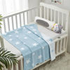 Picture of CREVENT 30"X40" Cozy Soft Warm Chenille Baby Blanket for Girls Boys, Newborn Essentials for Infant, Baby Shower Receiving Gift - Blue Star