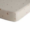 Picture of mushie Extra Soft Muslin Fitted Crib Sheet | 192 Thread Count | 28"x 52" (Rainbow)