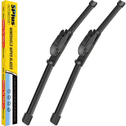 Picture of 5 PLUS® Windshield Wiper Blades 22 Inch + 22 Inch (2 PACK), Automotive Replacement Windshield Wiper Blades For My Car - OEM Quality Premium All-Season Windshield Wipers