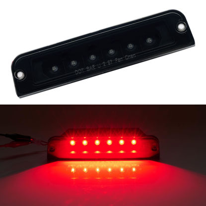 Picture of Cxdar Third 3rd Brake Light LED for 1997-2006 Jeep Wrangler, High Mount Rear Brake Lights Assembly for 97-06 Wrangler TJ, Waterproof Center Cab Lamp Stop Light