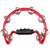 Picture of Soulmate Tambourine Metal Jingles Hand Held Percussion Half-Moon Single Row Tambourine for Kids Adult Musical Instrument Gift for KTV, Party, Red for 3+ years old
