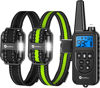 Picture of Dog Training Collar with Remote, Electronic Dog Shock Collar with Beep, Vibration, Shock, Light and Keypad Lock Mode, Electric Training Collar Set for Small Medium Large Dogs (Black Green)