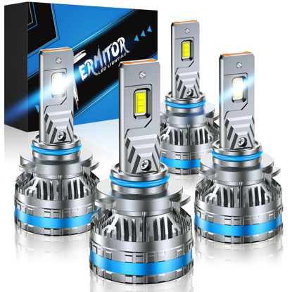 Picture of FAHREN 9005 9006 Fog Light Bulbs, 2024 Upgraded 240W 64000LM Lighting Bulb With Fan, 6500K Cool White IP68 Waterproof,Pack of 4