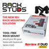 Picture of Rackstuds DUO20 1RU Series II Rack Mount Solution - Effortless Alternative to Traditional Rack Screws and Cage Nuts & Server Rack Screws Ideal for Server Hardware Setup - 20-Pack, Universal Version