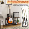 Picture of Bikoney Guitar Stand,3 Electric Bass Guitar Stand Floor with Guitar Amp Stand,Guitar Rack for Multiple Guitars and Guitar Accessories, Adjustable Guitar Holder, Guitar Display for Music Studio Home