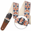 Picture of Nefelibata Guitar Strap, 2" Jacquard Embroidery Guitar Straps, Full Grain Leather Ends with Invisible Pocket, for Bass, Electric and Acoustic Guitars, Free Buckle, Strap Lock and Guitar Picks