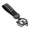 Picture of Elegananccy Black American USA Flag Car Keychain with Zinc Alloy Ring, Men Car Accessories