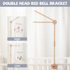Picture of Crib Mobile Arm - HBM Rotating Wooden Mobile Arm for Crib 28-33 inch Baby Mobile Hanger Nursery Mobile Stand for Crib (Bear Mobile Holder)