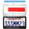 Picture of 2PCS Chrome License Plate Frame, 2 Holes Silver Stainless Steel License Plate Frames, Universal Car License Plate Holder for Man, Licence Plate Frame and Screws, by Lengnoyp