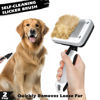 Picture of Augwind 6 in 1 Pet Grooming Kit I Dog&Cat Comb I Dog/Cat Brush for Shedding I Deshedding Dog Brush I Dog/Cat Nail Clipper with Nail File I Pet Bath Brush I Premium Pet Supplies (Black White)