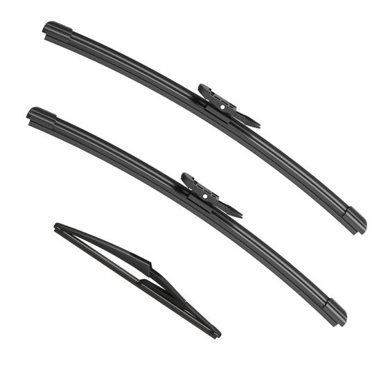 Picture of ANIKLUIM® 28"+ 26" Wiper Blades with 12" Rear Wiper Blade Set Replacement for 2013-2018 C-Max Windshield Wipers Original Factory Quality (Pack of 3)