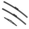 Picture of ANIKLUIM® 24"+18" Wiper Blades with 14" Rear Wiper Blade Set Replacement for 2017-2023 CX-5 CX-9 Windshield Wipers Original Factory Quality (Pack of 3)