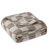 Picture of HardNok Ultra Soft Muslin Baby Blanket,A Versatile Swaddle and Bed Blanket for Babies, Toddlers, Boys, and Girls (1 Coffee Checkered 1 Pack).