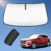 Picture of Sun Shade Sunshade for Mercedes Benz GLC 260 300 GLK-Class 2023-2024 Windshield Cover, 2-Layers Sun Shield 240T Silver Coating Sun Visor Foldable Window Shade Blocks UV Rays Car Accessories