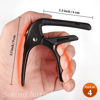Picture of Guitar Capo for Acoustic and Electric 6 String Guitars (4 Pack Black Capo)