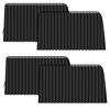 Picture of XCBYT Car Window Shades - 4 Pack Car Window Covers 99% UV Glare Protection Car Curtains Keep Cooler Magnetic Side Window Sun Shade for Eating Breastfeeding Taking a nap Clothes Changing Camping
