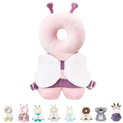 Picture of Raelitego Baby Head Protector Backpack for Falling Crawling and Walking Toddler Essentials Infant Toys Helmets Baby Lover Gifts for 0.5-3 Years 6-12 Months