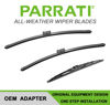 Picture of PARRATI® High Performance Premium All-Season Automotive Windshield Wipers with Rear Wiper Blades Replacement for 2010-2017 Terrain Equinox,Easy DIY Install 24"+17"+13" (Set of 3)