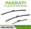 Picture of PARRATI® High Performance Premium All-Season Automotive Windshield Wipers with Rear Wiper Blades Replacement for 2018-2023 Volkswagen Atlas,Easy DIY Install 26"+22"+12" (Set of 3)