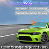 Picture of Sun Shade Sunshade for Dodge Charger 2011-2024 Windshield Cover, 2-Layers Sun Shield 240T Silver Sun Visor Foldable Window Shade for Charger Blocks UV Rays Cooler Car Accessories