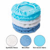 Picture of 20 Pieces Car Orbital Buffer Polisher Pad Bonnet Microfiber Max Bonnet Polishing Buffing Pad Cover(5-6 Inches)