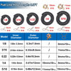 Picture of Tnisesm 3.3Feet 5 Size-1/8" 3/16" 0.22" 1/4" 5/16"ID Fuel Line Gas Tube Hose with 70Pcs Clamps Compatible Small Engines Kawasaki EZGO Golf Cart Snowmobile Motorcycle ATV Tractor Lawn Mowers
