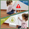 Picture of Power Strip Cover and Outlet Cover Box - Effectively Baby Proofs Power Strip on Floor or Wall, Protects Small Hands & Fingers, Cover Box and Outlet Cover Box
