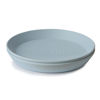 Picture of mushie Round Dinnerware Plates for Kids | Made in Denmark, Set of 2 (Powder Blue)