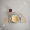Picture of mushie Round Dinnerware Plates for Kids | Made in Denmark, Set of 2 (Powder Blue)