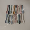 Picture of mushie Flatware Fork and Spoon Set for Kids | Made in Denmark (Sage)
