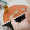 Picture of mushie Flatware Fork and Spoon Set for Kids | Made in Denmark (Sage)