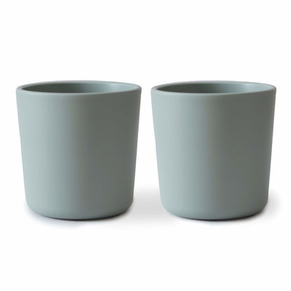 Picture of mushie Dinnerware Cups For Kids | Made in Denmark, Set of 2 (Sage)