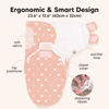 Picture of Baby Swaddle Sleep Sacks with Zipper-3-Pack Newborn Swaddle Sack,Baby Swaddles Sleep Sack 3-6 Months, Wearable Blanket Baby,Baby Swaddle Blanket Wrap,Swaddle Sack,Easy Change Swaddle(Butterflies, L)
