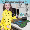 Picture of Electric Drum Set, Roll-Up 9 Pads Electronic Drum with Speaker & Rechargeable Battery. Best Drummer Gifts for Kids or Adult Beginners