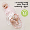 Picture of Baby Swaddle Sleep Sacks with Zipper - 3-Pack Newborn Swaddle Sack, Baby Swaddles Sleep Sack 0-3 Months, Wearable Blanket Baby, Baby Swaddle Blanket Wrap, Swaddle Sack, Easy Change Swaddle (Blossom)