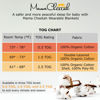 Picture of Mama Cheetah Baby Sleep Sack with Sleeves, 0.5 TOG Organic Cotton Wearable Blanket and Two-Way Zipper, Swaddle Transition Long Sleeve Sleeping Bag for Newborn Infant Toddler, 6-12 Months