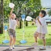 Picture of Bubble Machine Automatic,Height 47 Inches Vertical Bubble Machine for Parties, Battery Operated Outdoor Bubble Maker with Lights,No Spill Bubble Blower Machine for Weeding Kids Birthday Party (2 Pack)