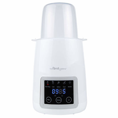 Picture of The First Years Gentle Warmth Digital Baby Bottle Warmer - Portable Bottle Warmer for Breastmilk, Baby Formula, and Baby Food - Includes Milk Warmer, Basket, and Cup - White
