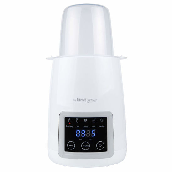 Picture of The First Years Gentle Warmth Digital Baby Bottle Warmer - Portable Bottle Warmer for Breastmilk, Baby Formula, and Baby Food - Includes Milk Warmer, Basket, and Cup - White