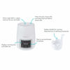 Picture of The First Years Gentle Warmth Digital Baby Bottle Warmer - Portable Bottle Warmer for Breastmilk, Baby Formula, and Baby Food - Includes Milk Warmer, Basket, and Cup - White