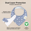 Picture of 8-Pack Organic Baby Bandana Drool Bibs for Girls - Super Absorbent Baby Bibs for Baby Girls, Baby Boys, Soft Cotton Bandana Bibs, Baby Drool Bib, Teething Bibs for Infant, Toddler, Bib Girl (Fleur)